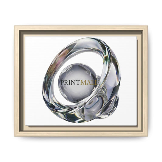 Interwoven Chrome Ribbon Canvas