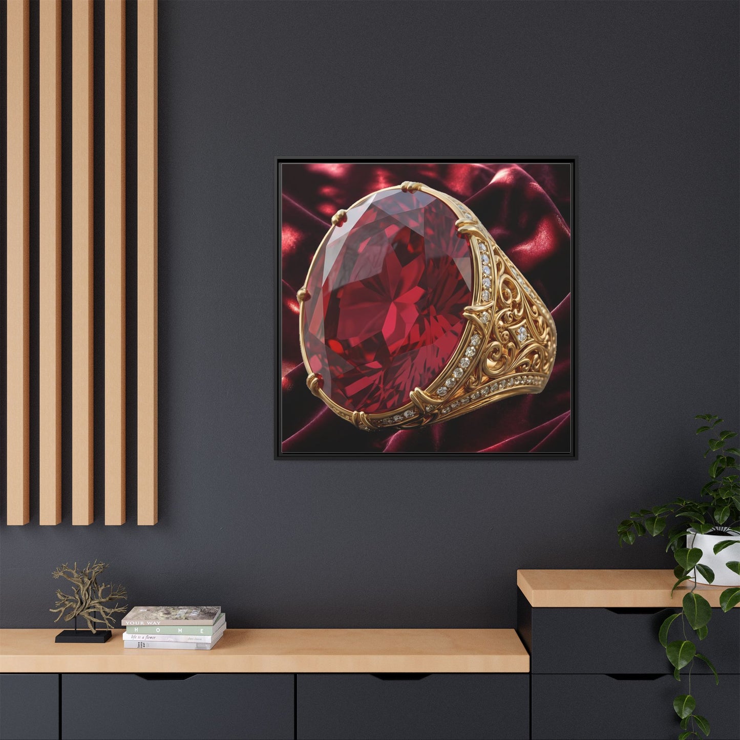 Imperial Ruby Canvas