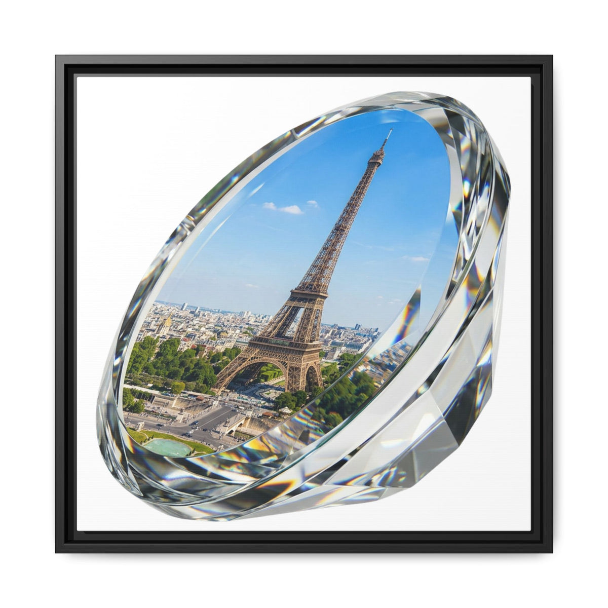 Parisian Vista Framed Art