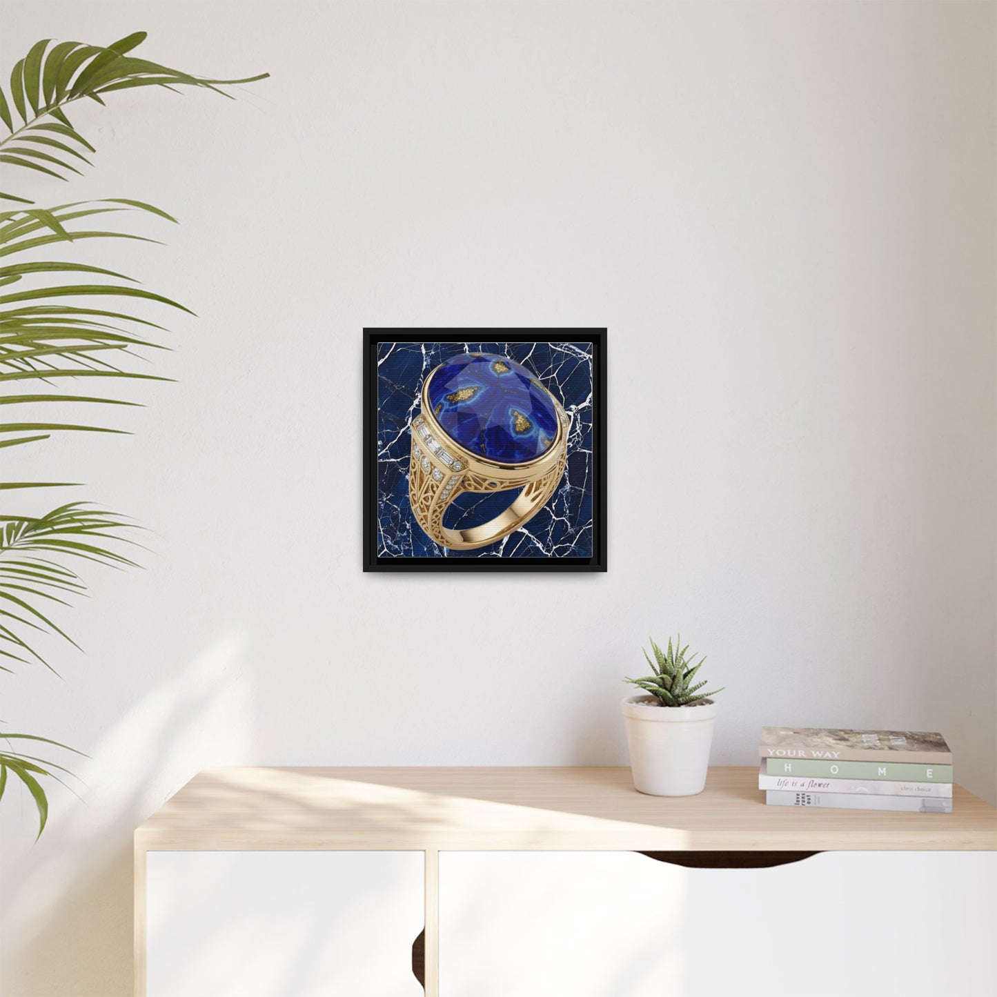 Lapis Lazuli Ceremonial Ring Canvas