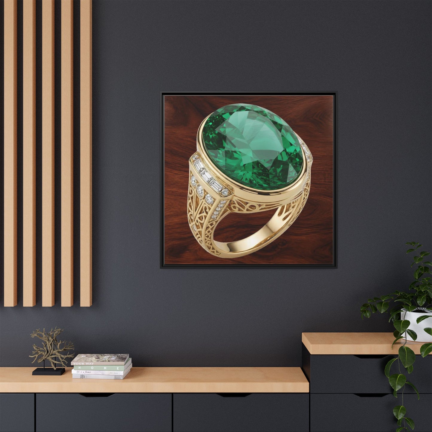 Walnut Emerald Heirloom Canvas
