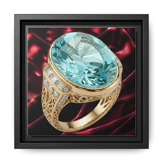 Aquamarine Ring Canvas Art