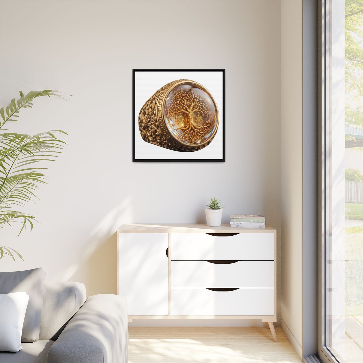 Filigree Signet Canvas