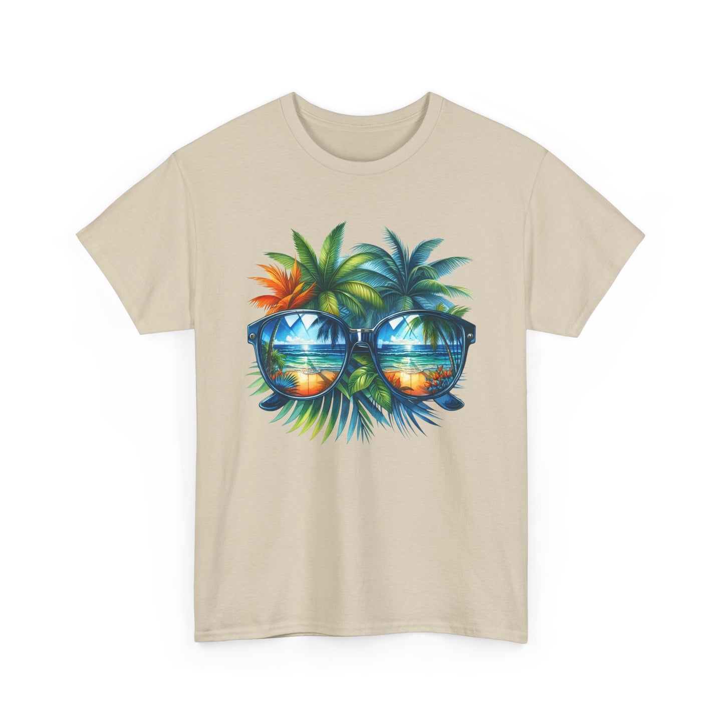 Tropical Sunglasses Palm Tree T-Shirt