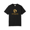 Gold Geometric Interlink Front Graphic Tee