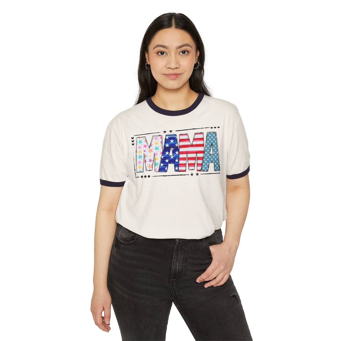 Mama Ringer Printed Tee