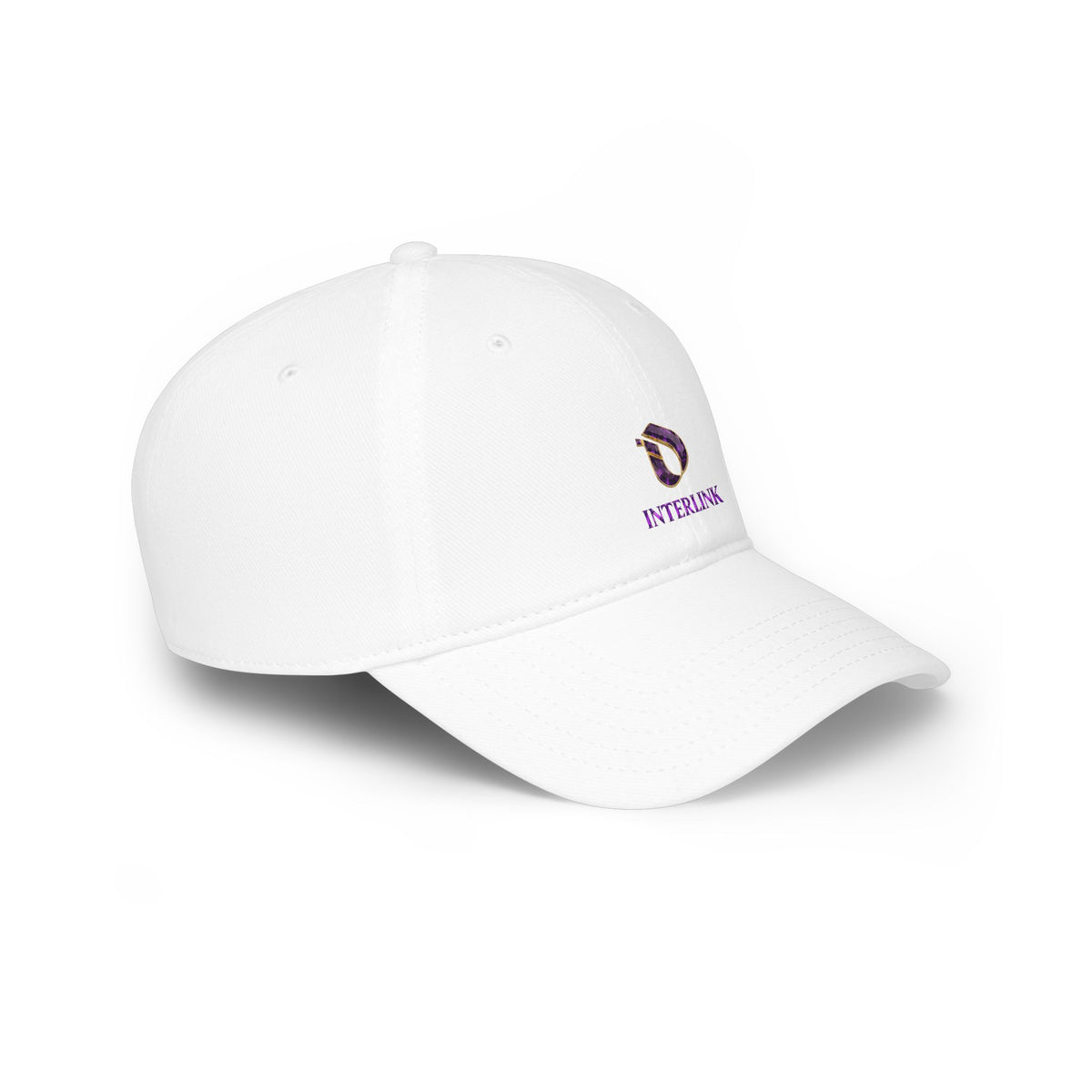Purple Amethyst Interlink Relaxed Cotton Twill Cap