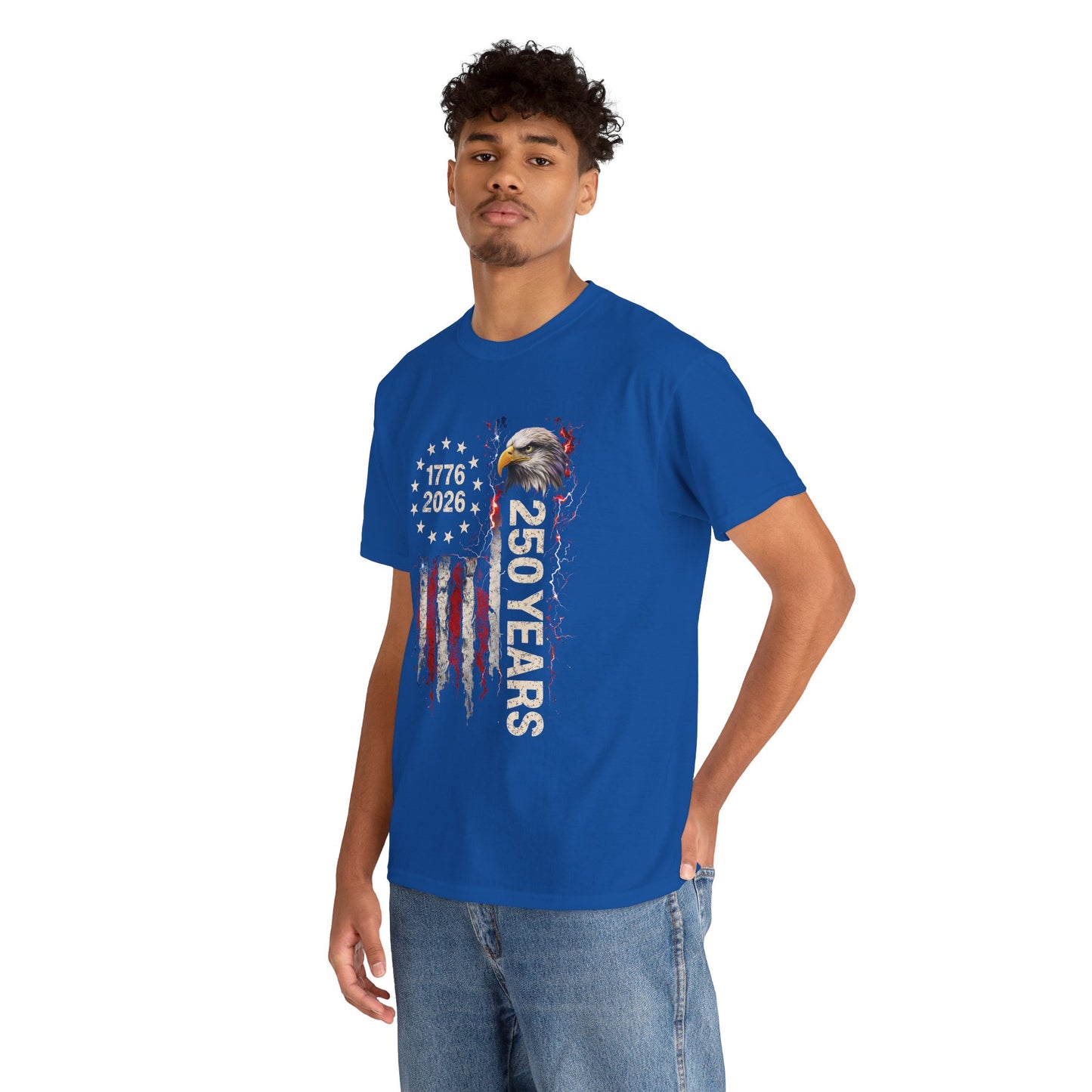 America 250 Years Patriotic T-Shirt Men