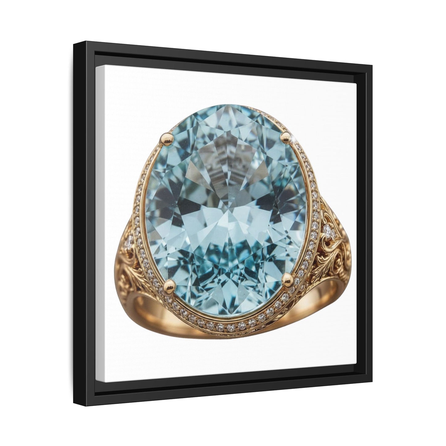 Aquamarine Heirloom Canvas Print