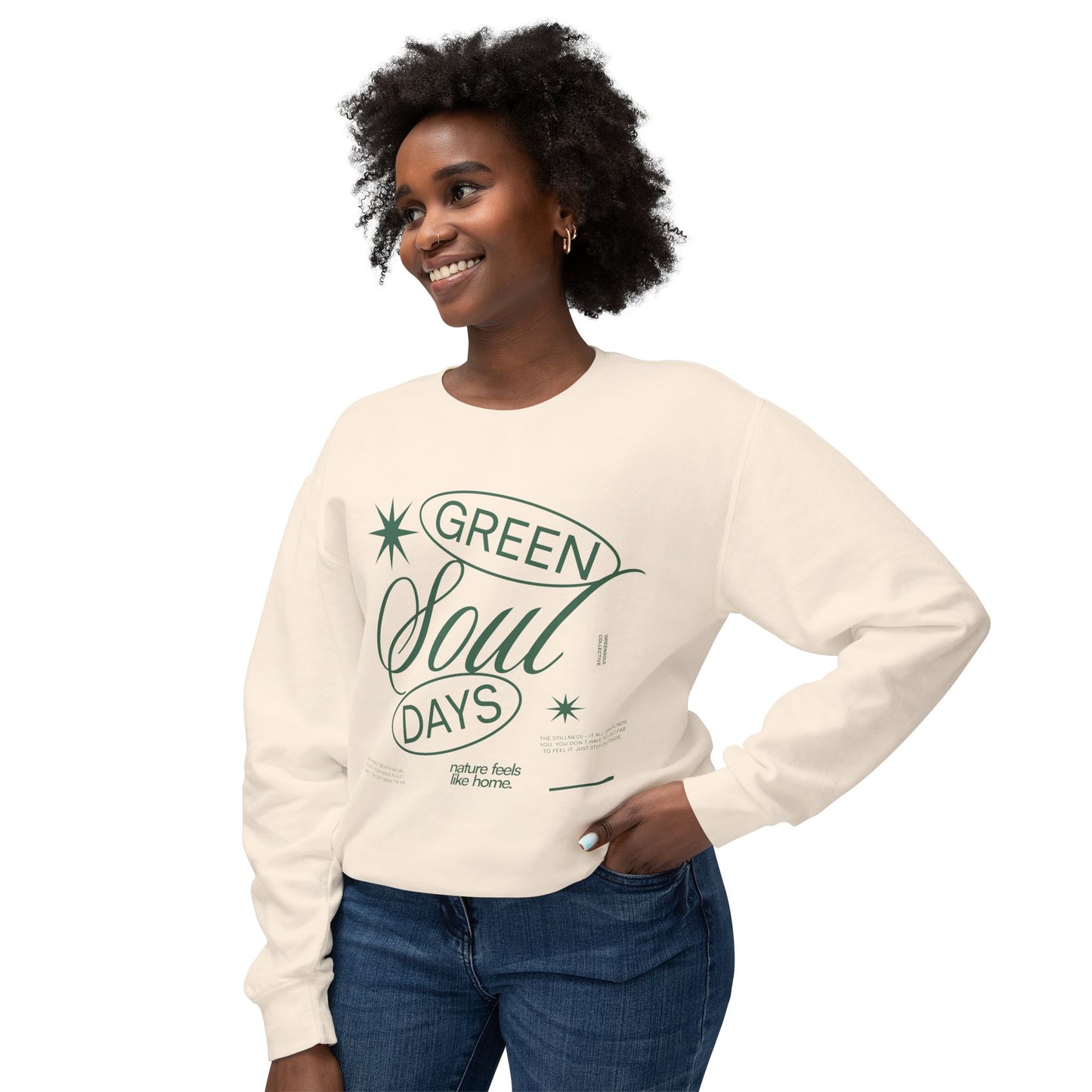 Green Soul Days Crewneck Sweatshirt
