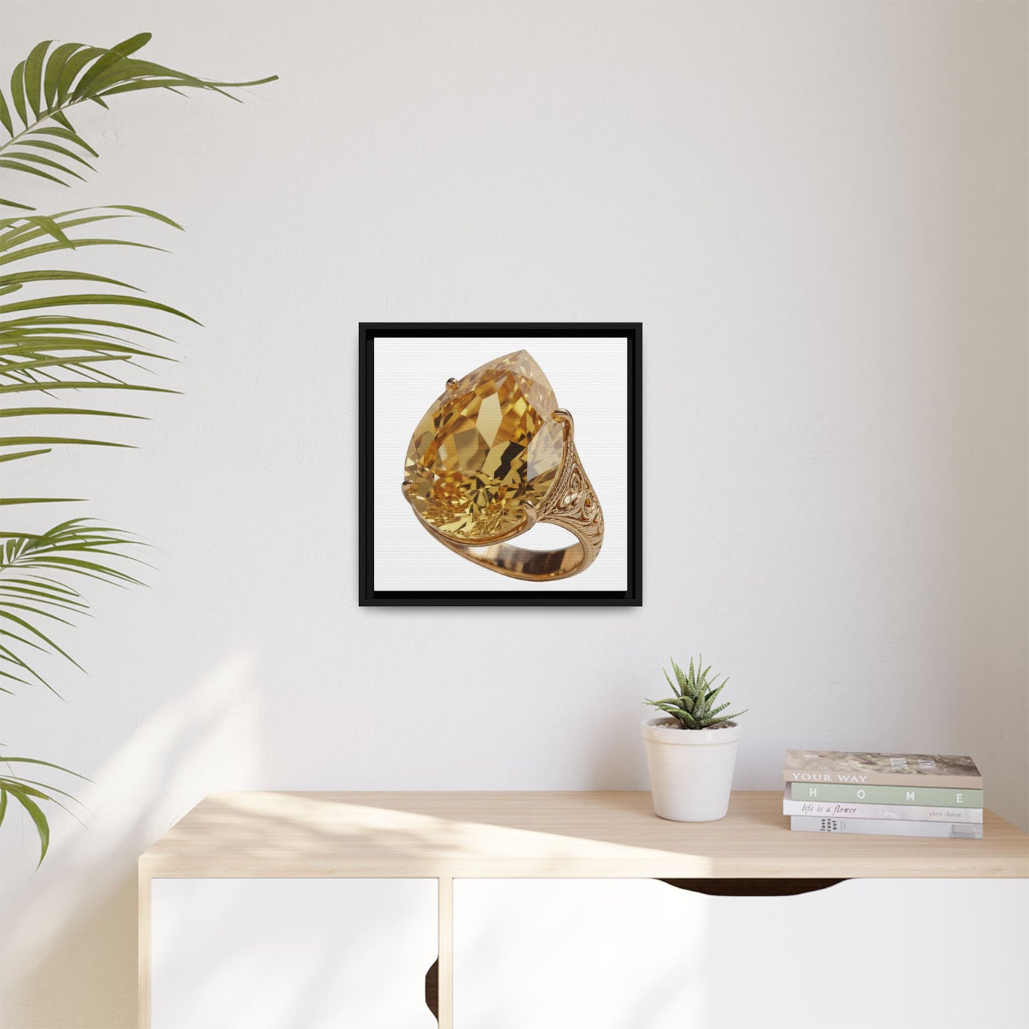 Citrine Signet Canvas Print