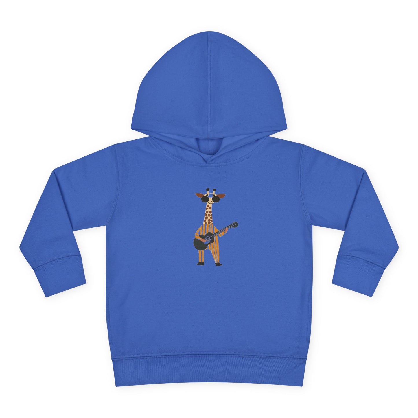 Guitar-Playing Giraffe Toddler Hoodie