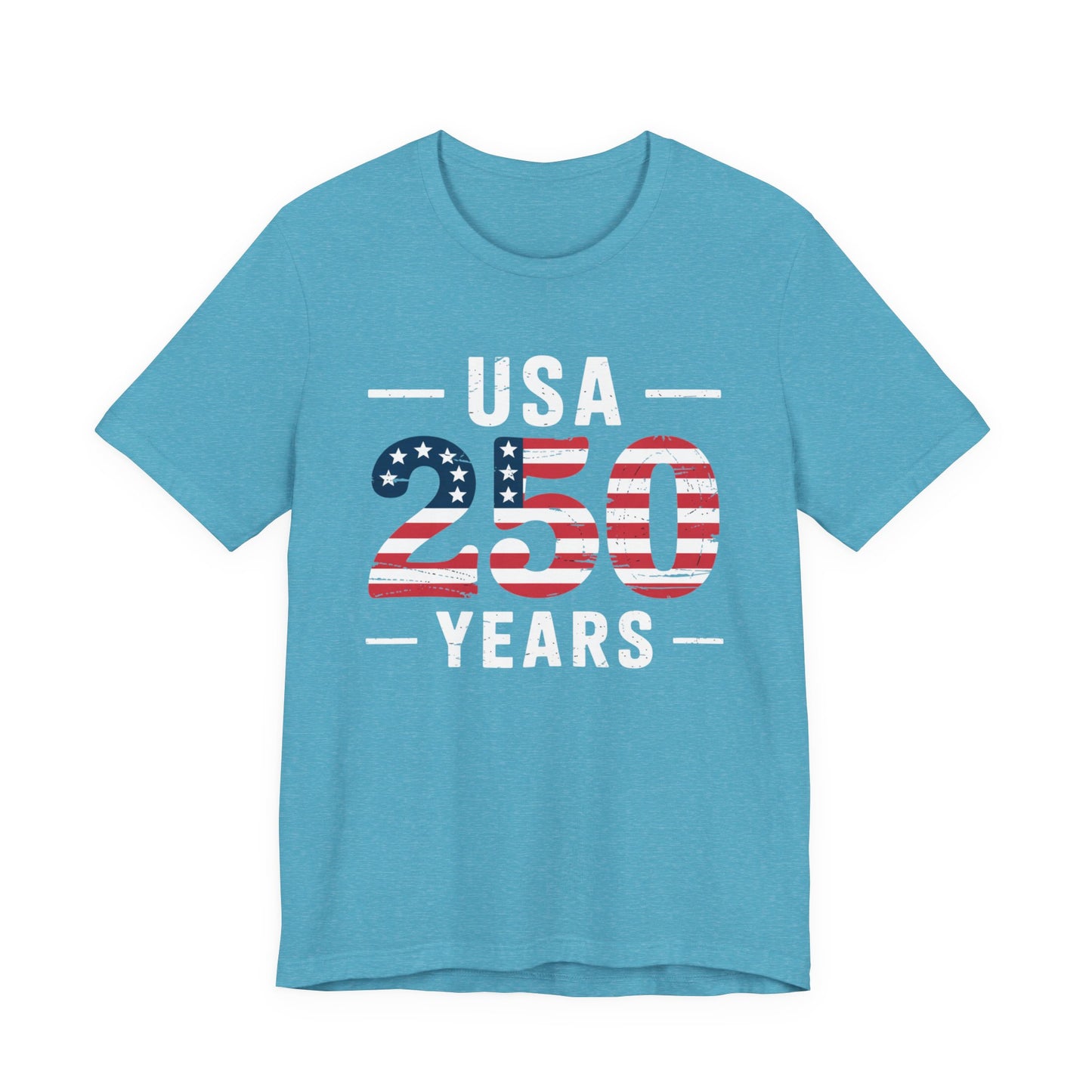 USA 250 Years Patriotic Flag T-Shirt