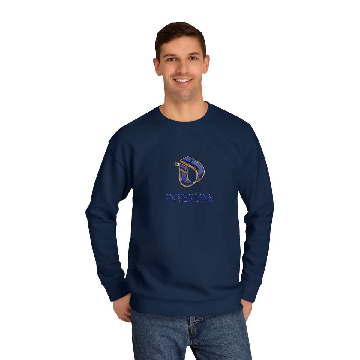 Sapphire Mosaic Interlink Crewneck