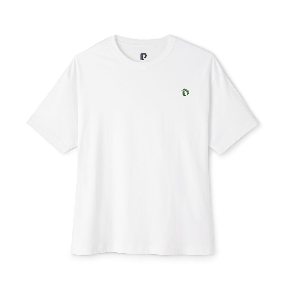 Interlink Emerald Back Emblem Boxy Cotton Tee