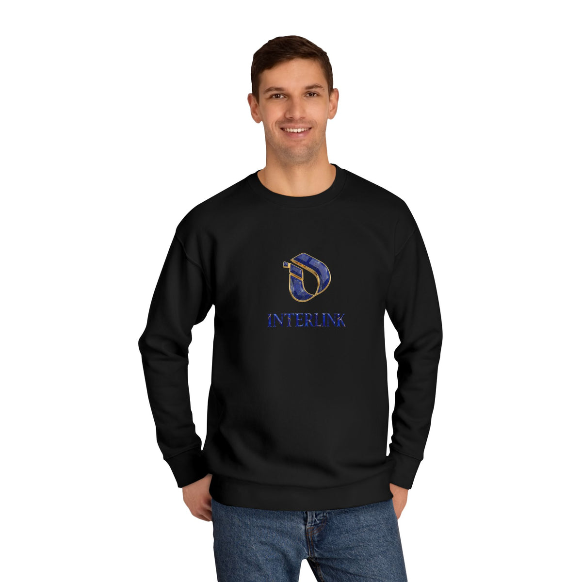 Sapphire Mosaic Interlink Crewneck