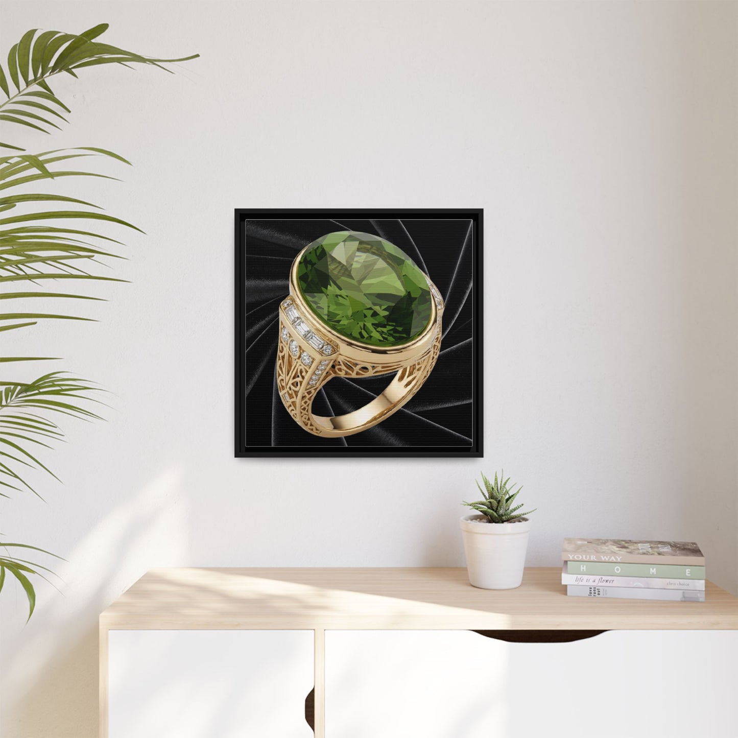 Peridot Veil Canvas