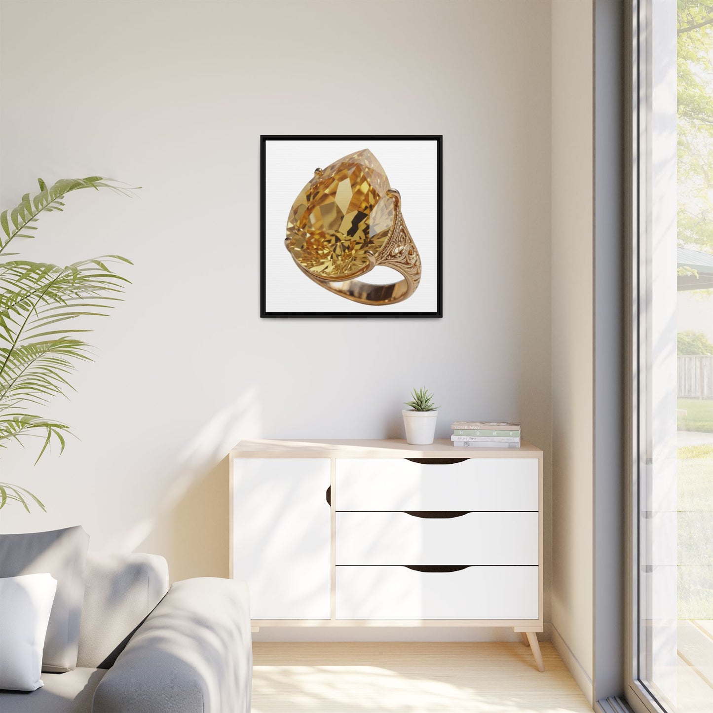 Citrine Signet Canvas Print