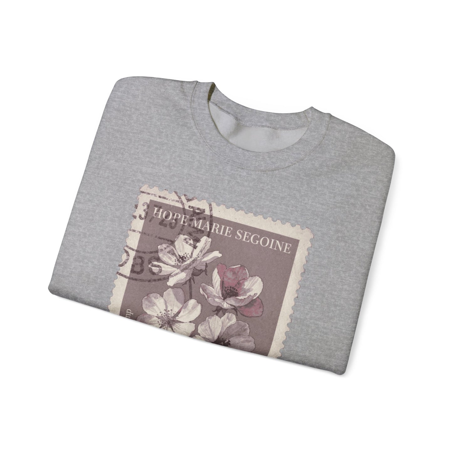 Wildflower Postage Stamp Crewneck