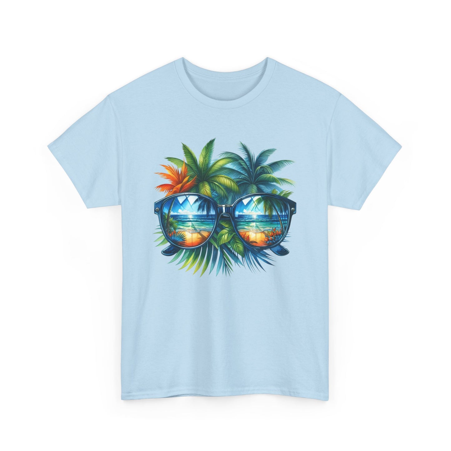 Tropical Sunglasses Palm Tree T-Shirt