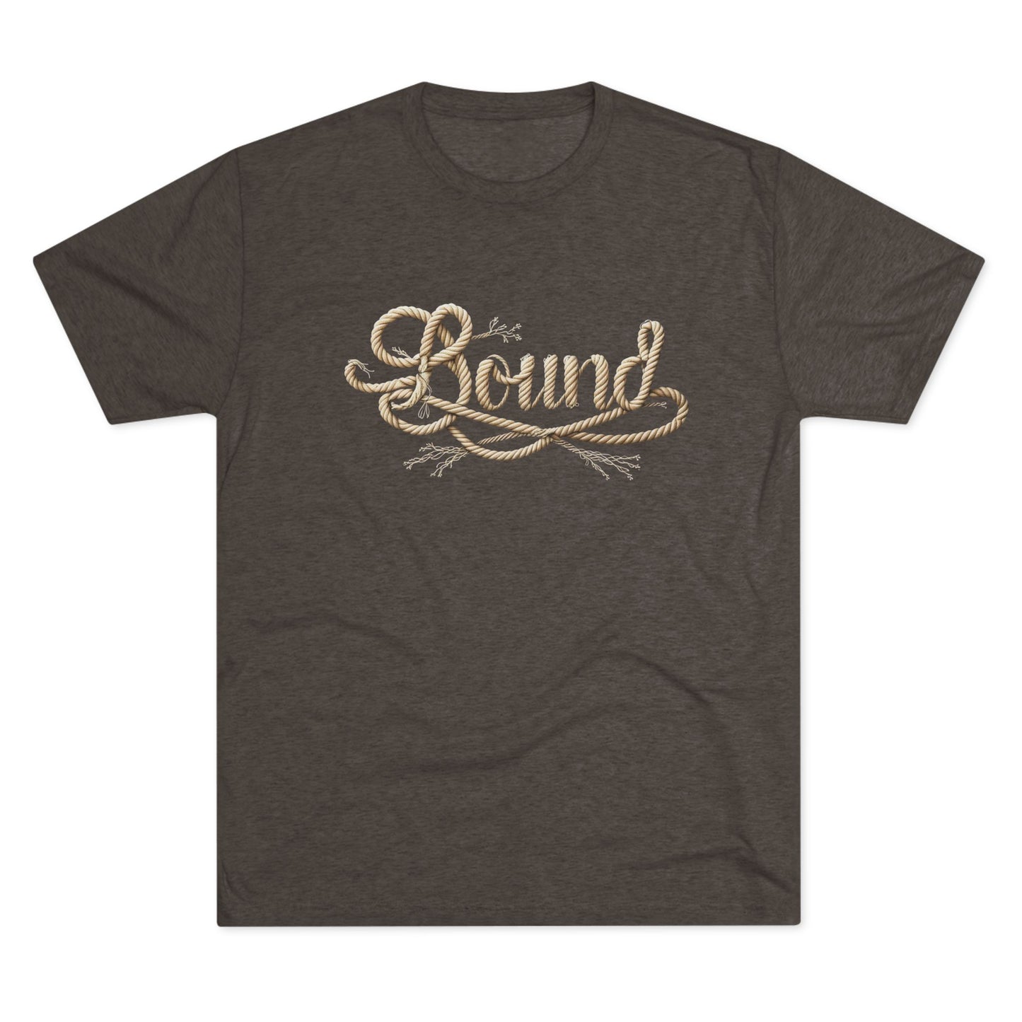 BOUND Rope Script Men’s Tri-Blend T-Shirt
