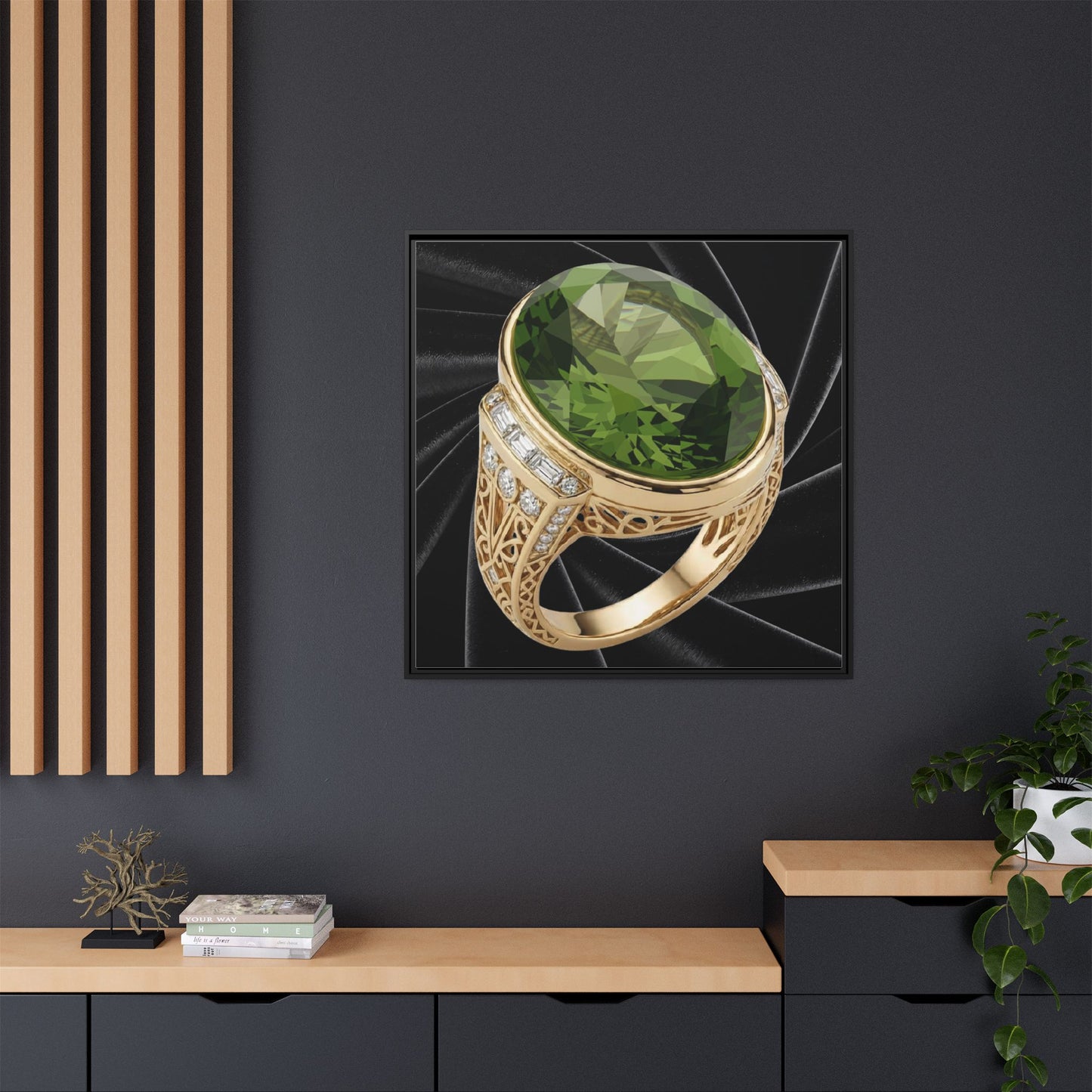 Peridot Veil Canvas