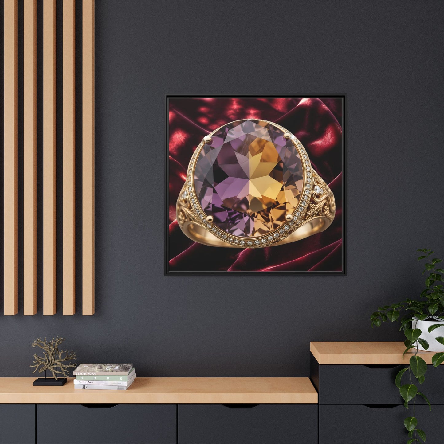 Twinlight Facet Canvas