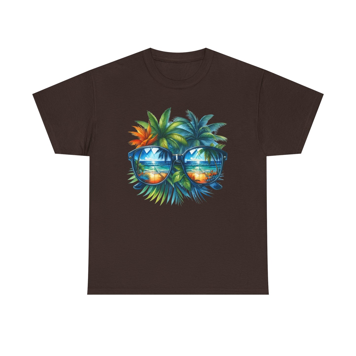 Tropical Sunglasses Palm Tree T-Shirt