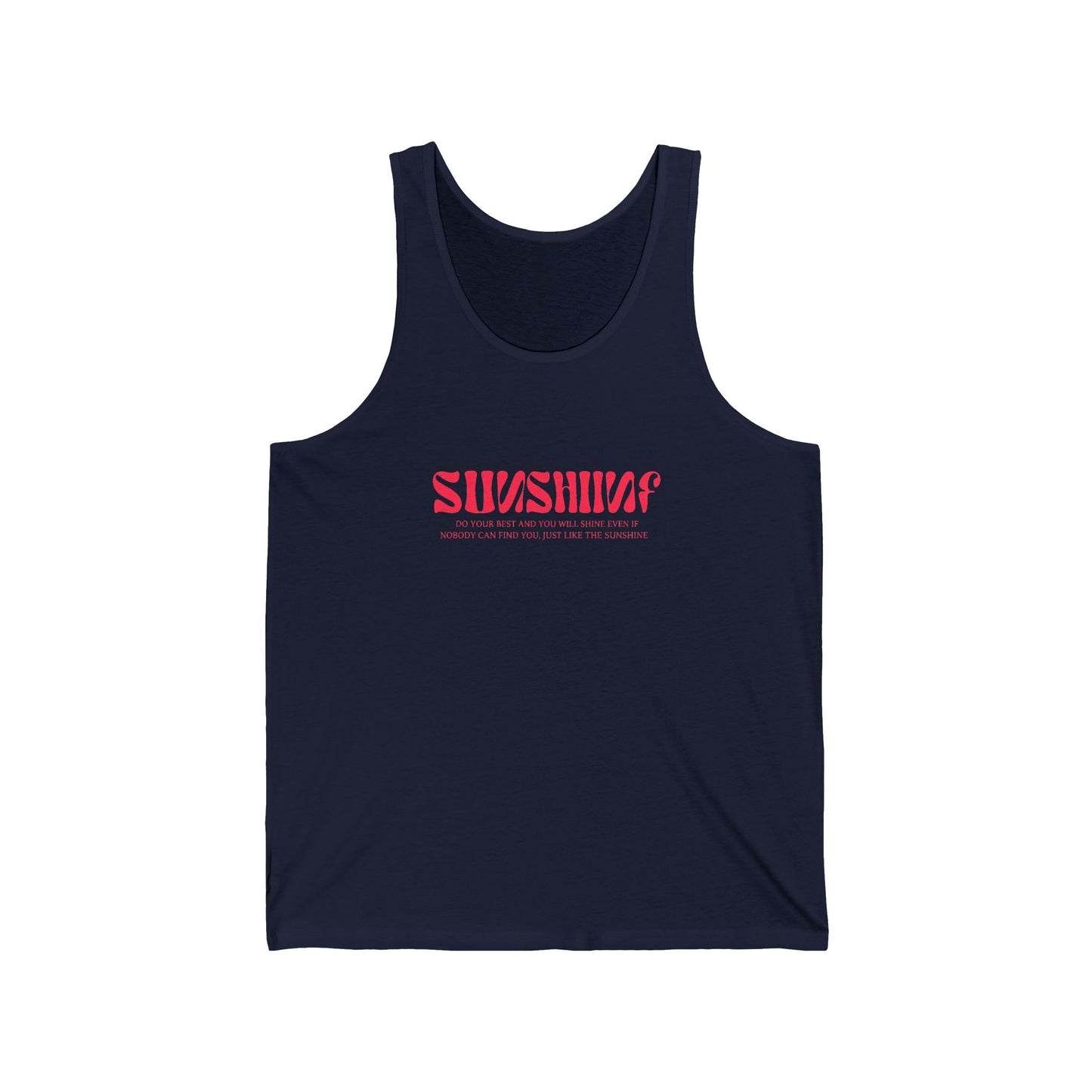 Minimal Typography Tank Top