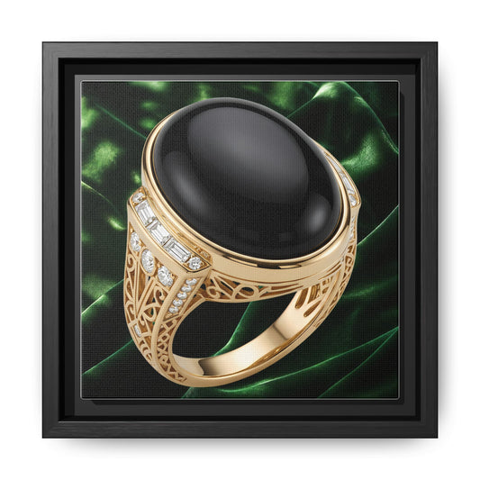 Onyx Verdant Nocturne Ring Canvas