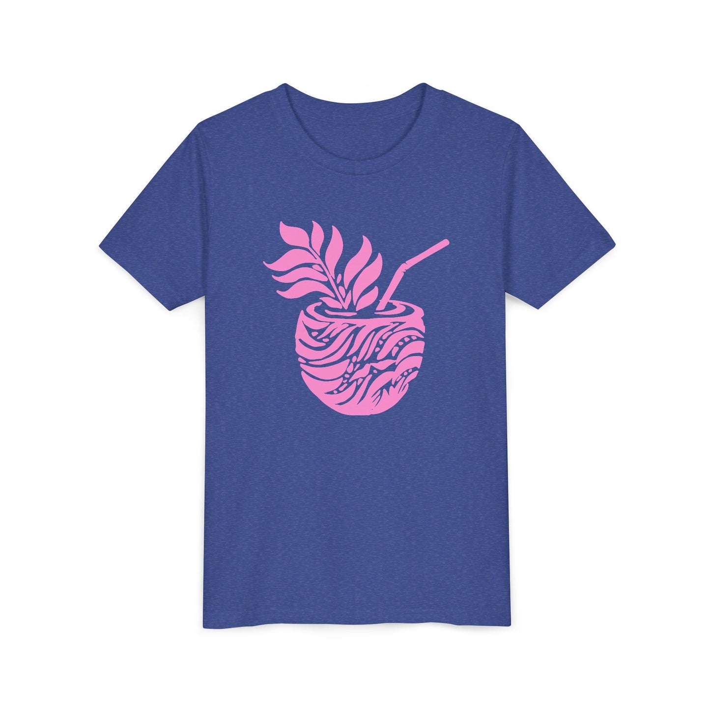 Youth Pink Aloha Drink Tee