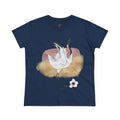 Dancing Red-Crowned Crane Watercolor Women’s Tee