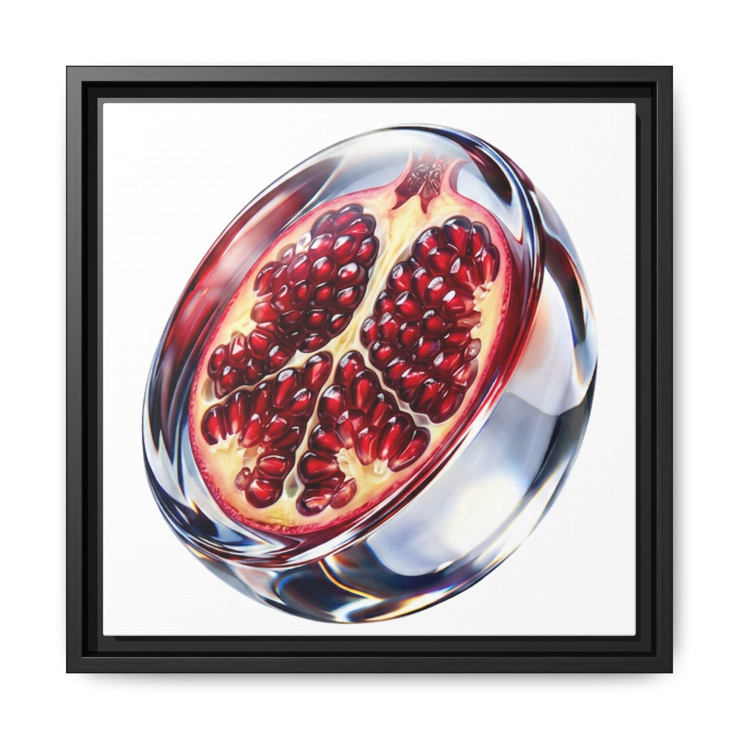 Crimson Pomegranate Framed Wall Art