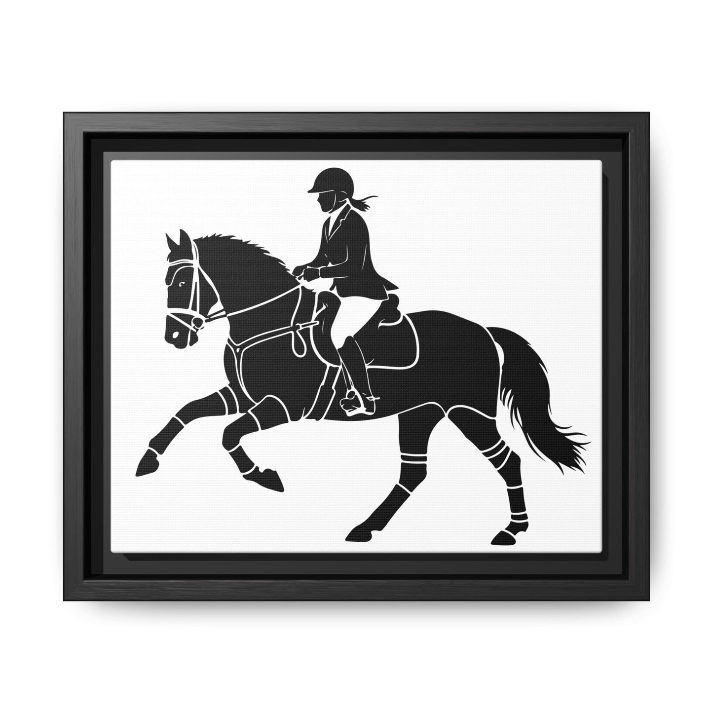 Equestrian Silhouette Canvas