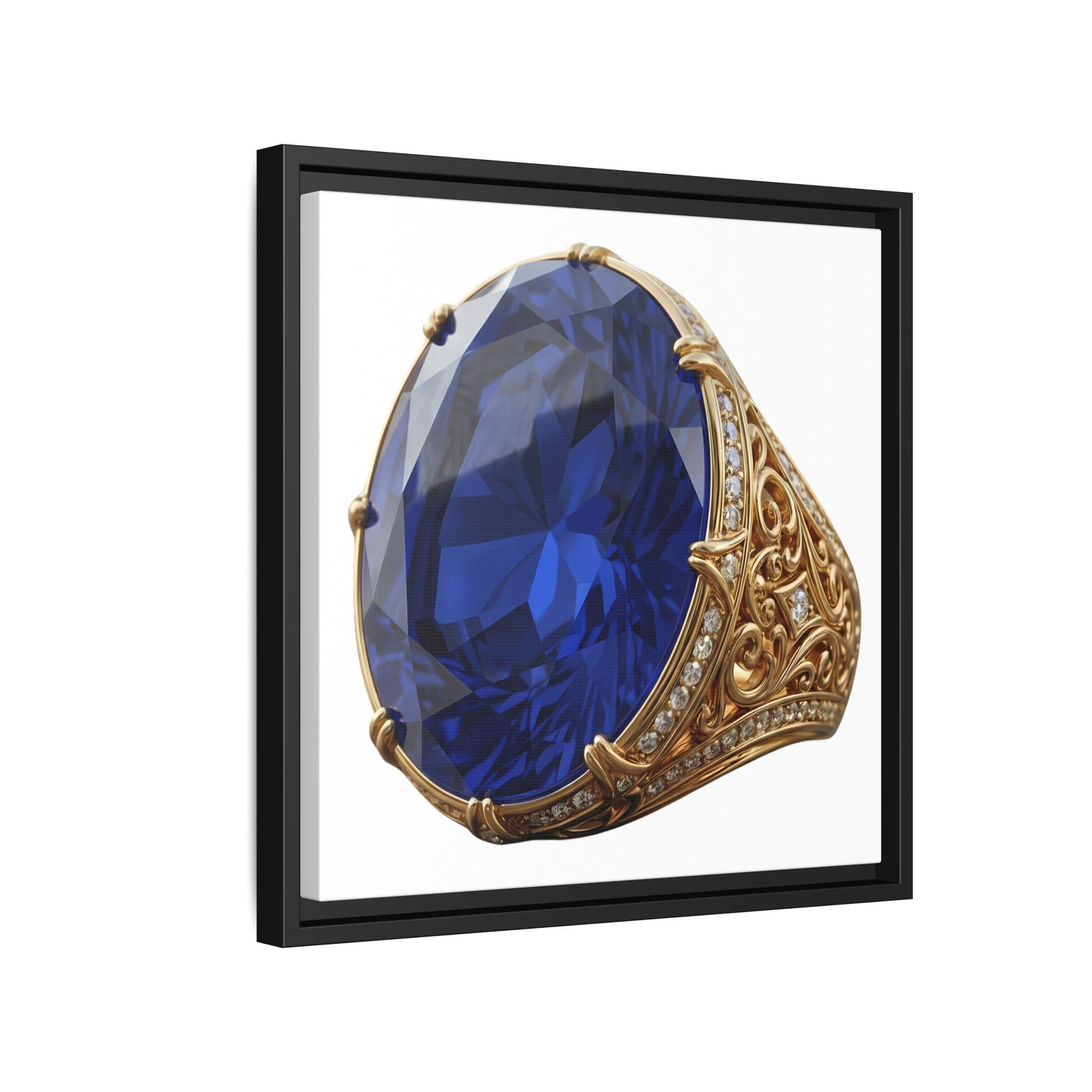 Blue Sapphire Signet Canvas Print