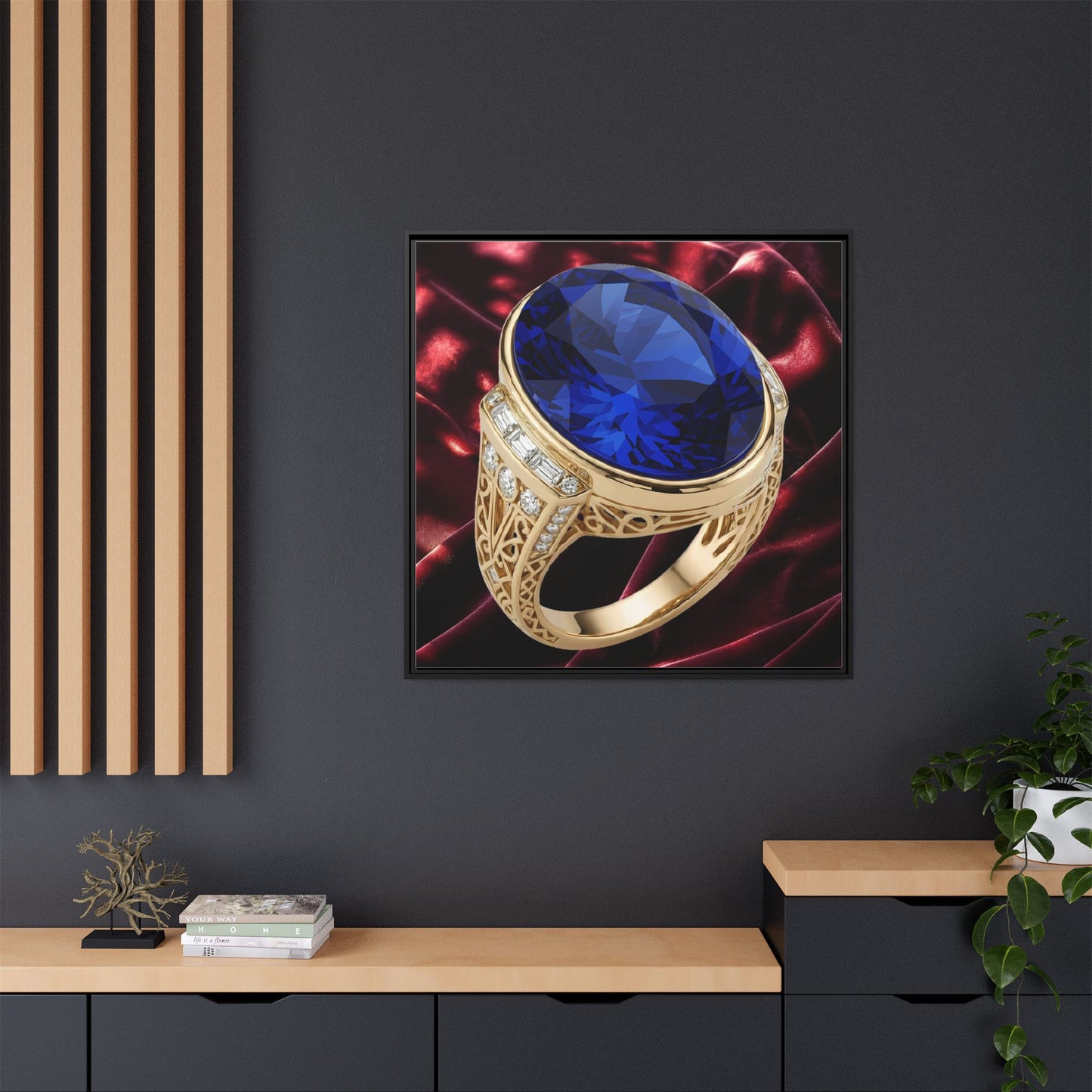 Sapphire Allure Canvas