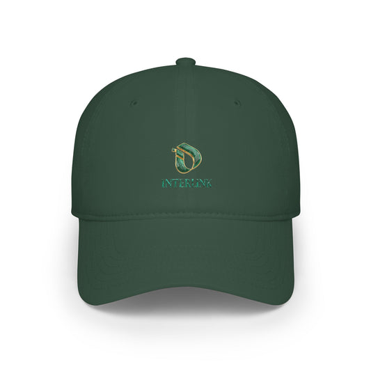 Malachite Veinmark Interlink Cotton Twill Cap