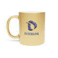 Lapis Lazuli Interlink Metallic-Finish 11oz Ceramic Mug