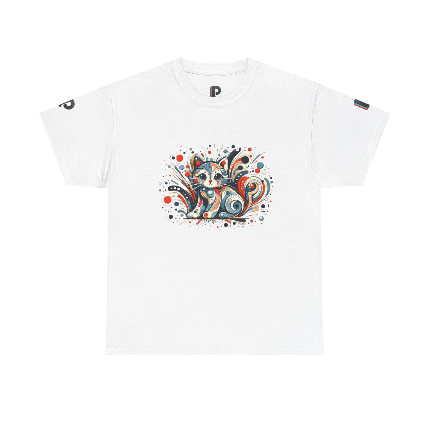 Swirling Cat Portrait Men’s Tee