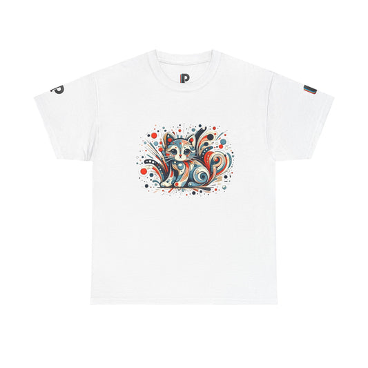 Swirling Cat Portrait Men’s Tee