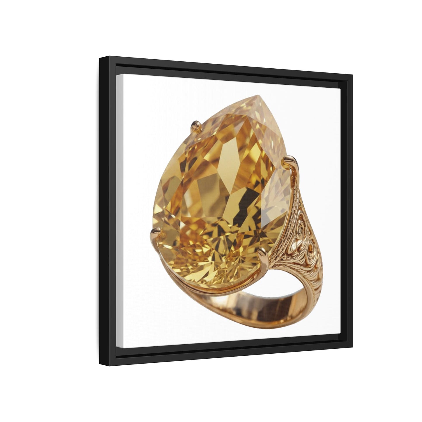Citrine Signet Canvas Print