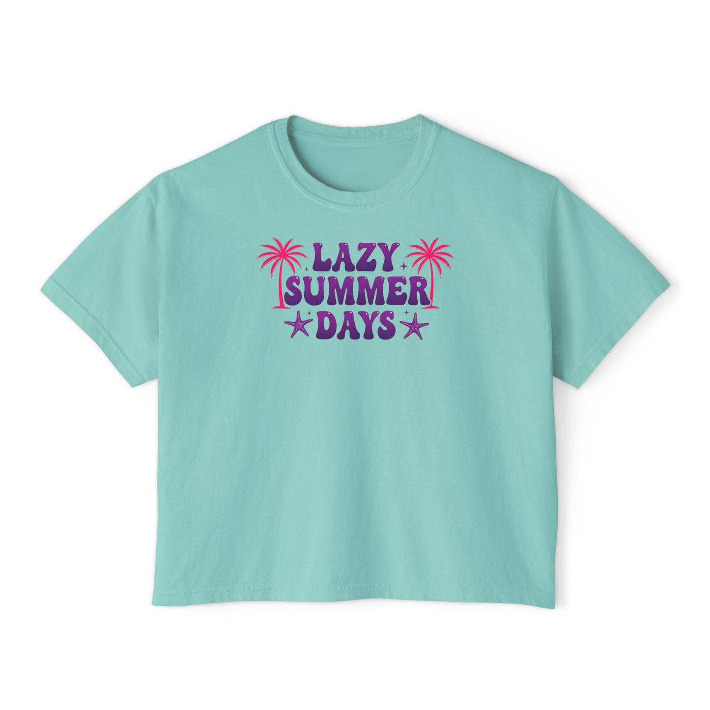 Lazy Summer Days Boxy Tee