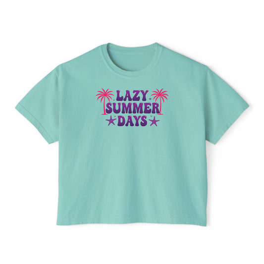 Lazy Summer Days Boxy Tee