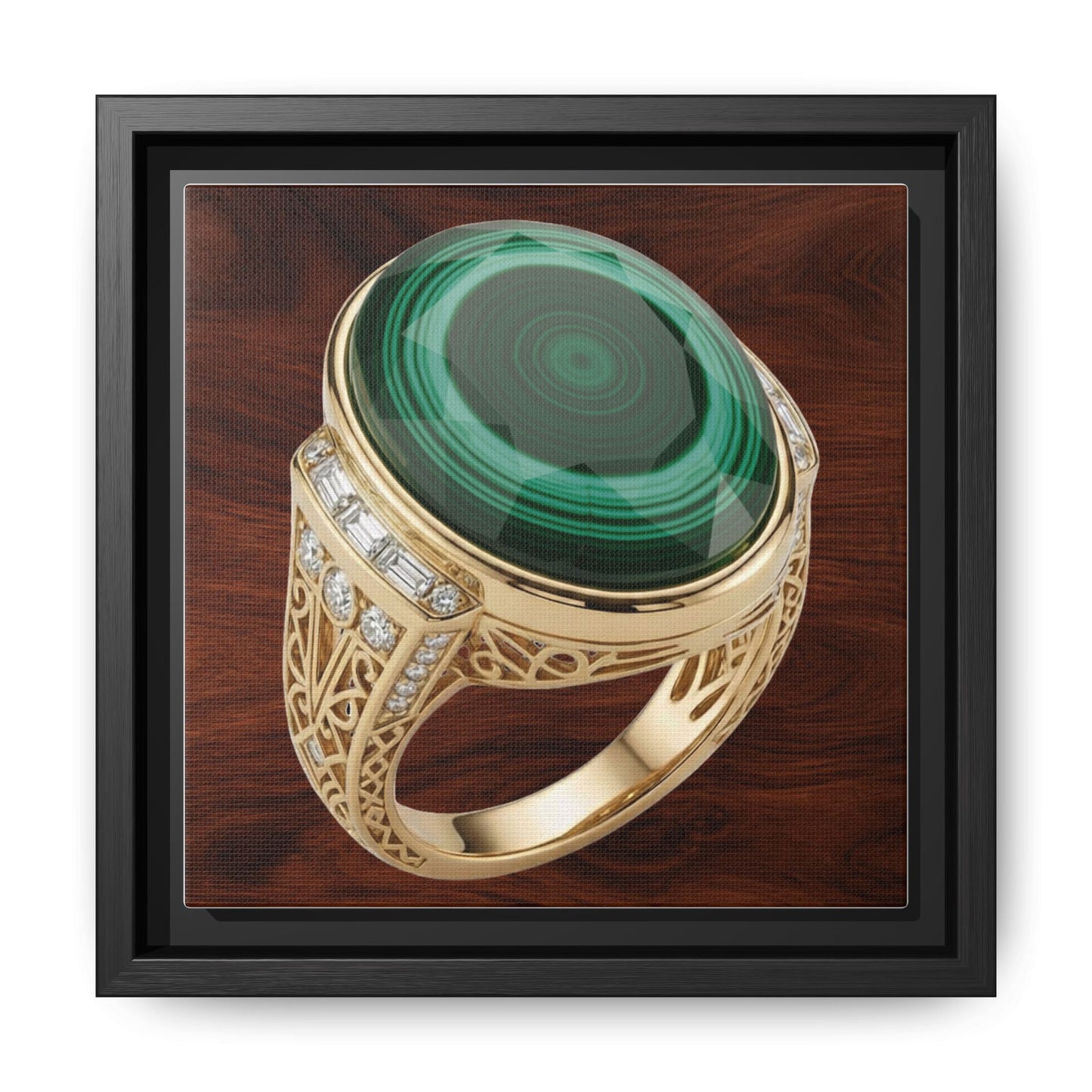 Malachite Ring Study Canvas