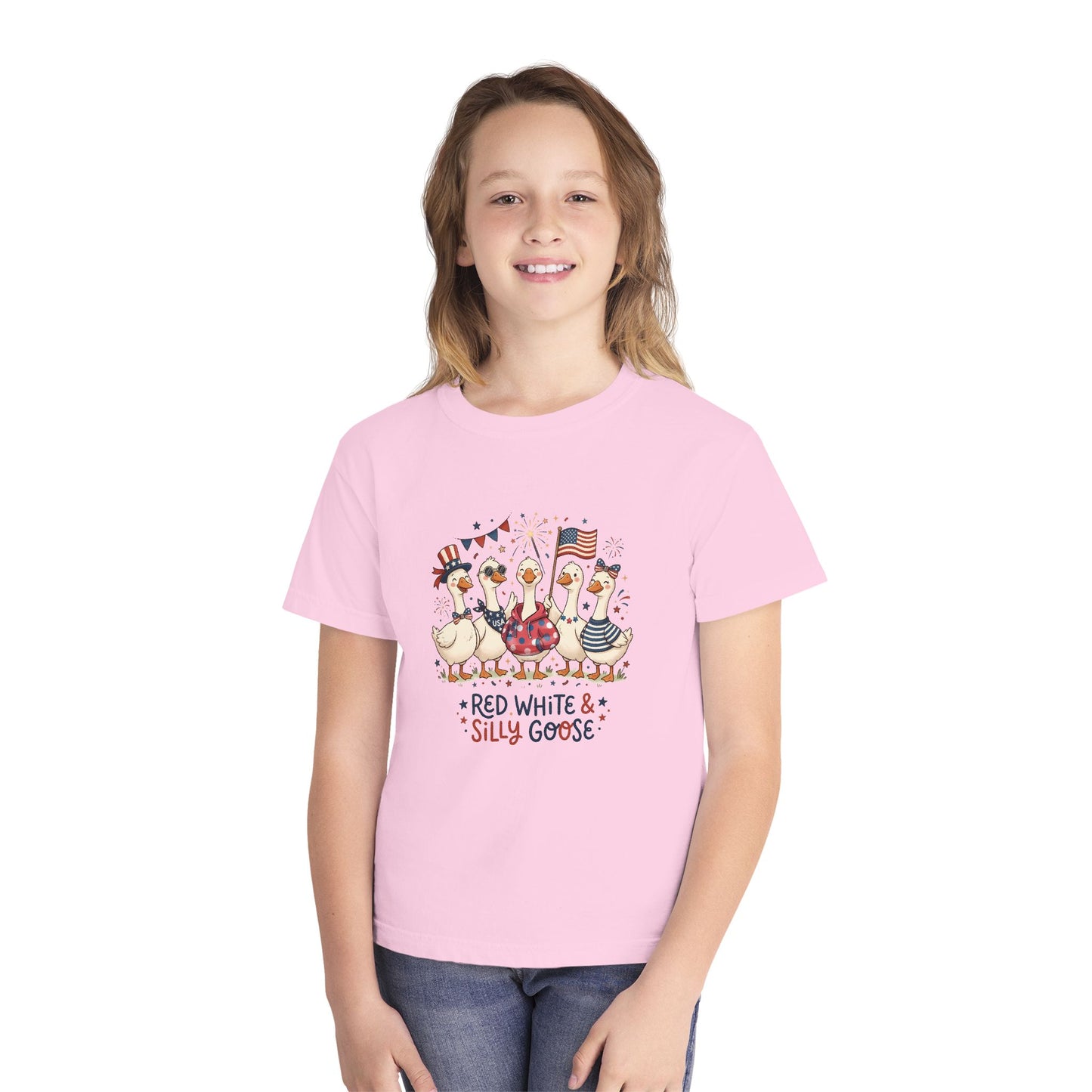 Red White & Silly Goose Youth T-Shirt