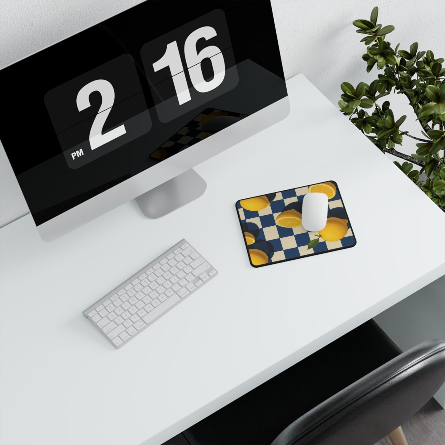 Lemon Lattice Mouse Pad