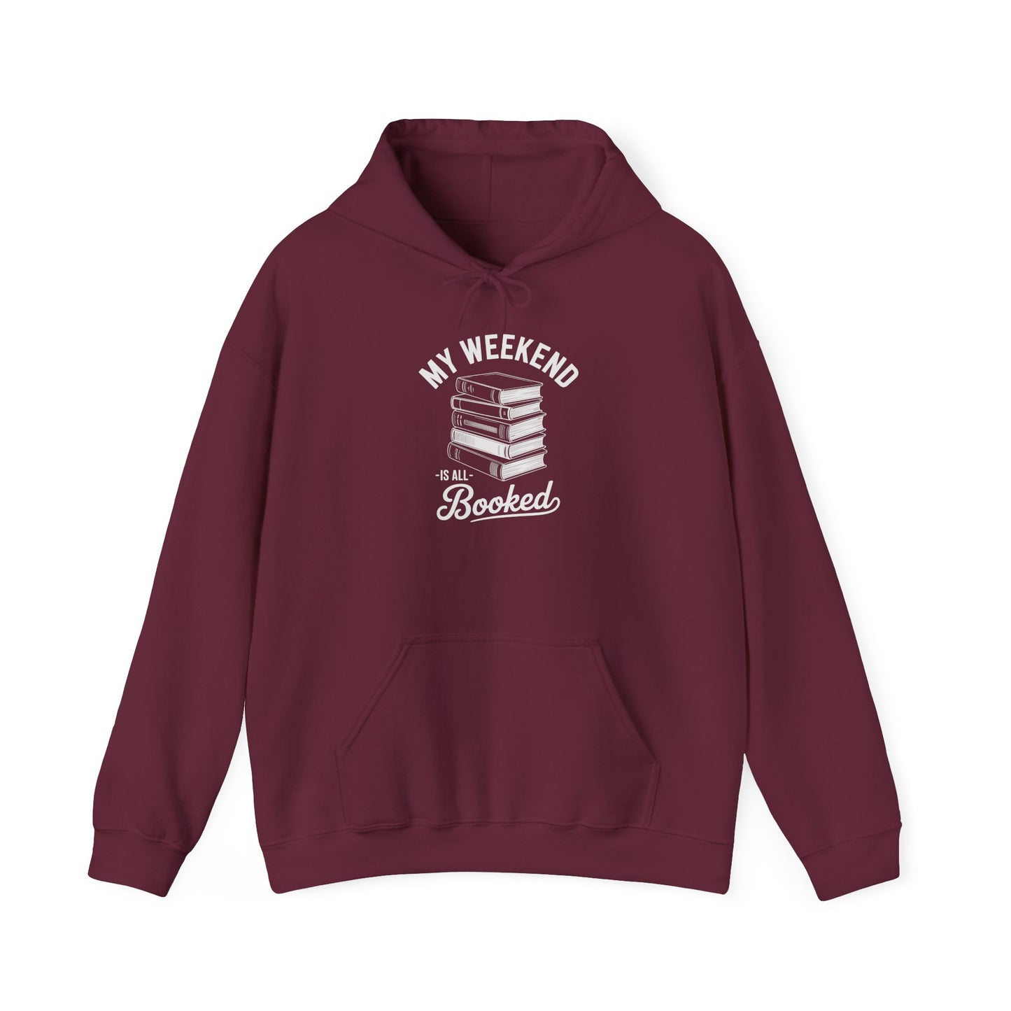 Weekend Booked Book Lover Hoodie