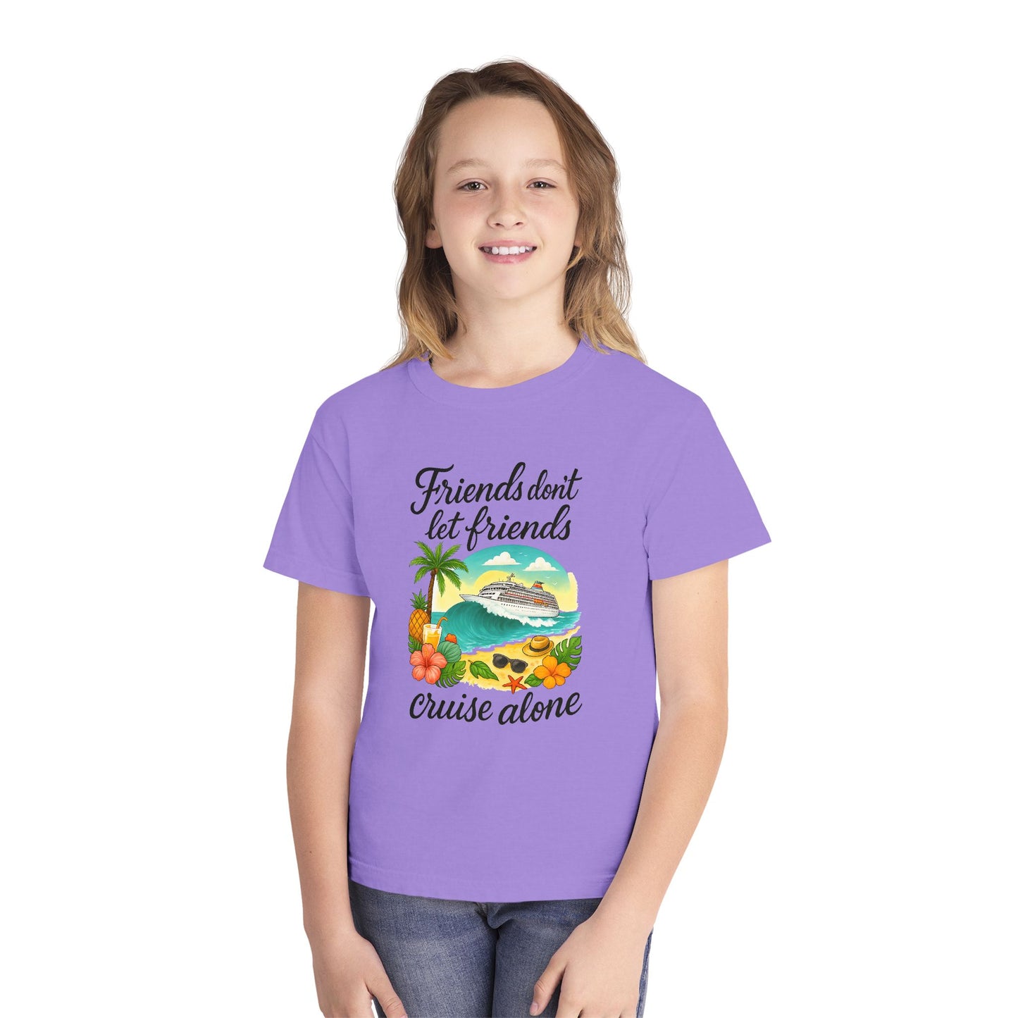 Youth Cruise Vacation Graphic Tee