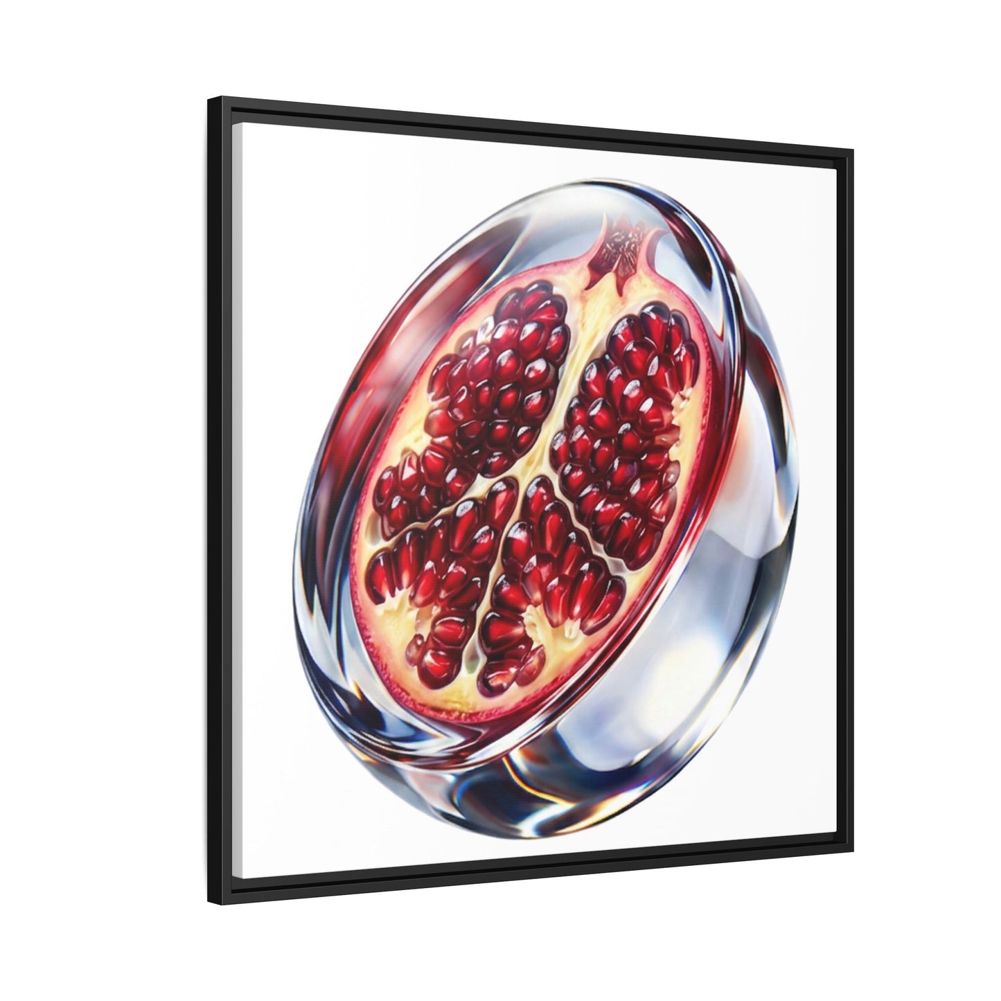 Crimson Pomegranate Framed Wall Art