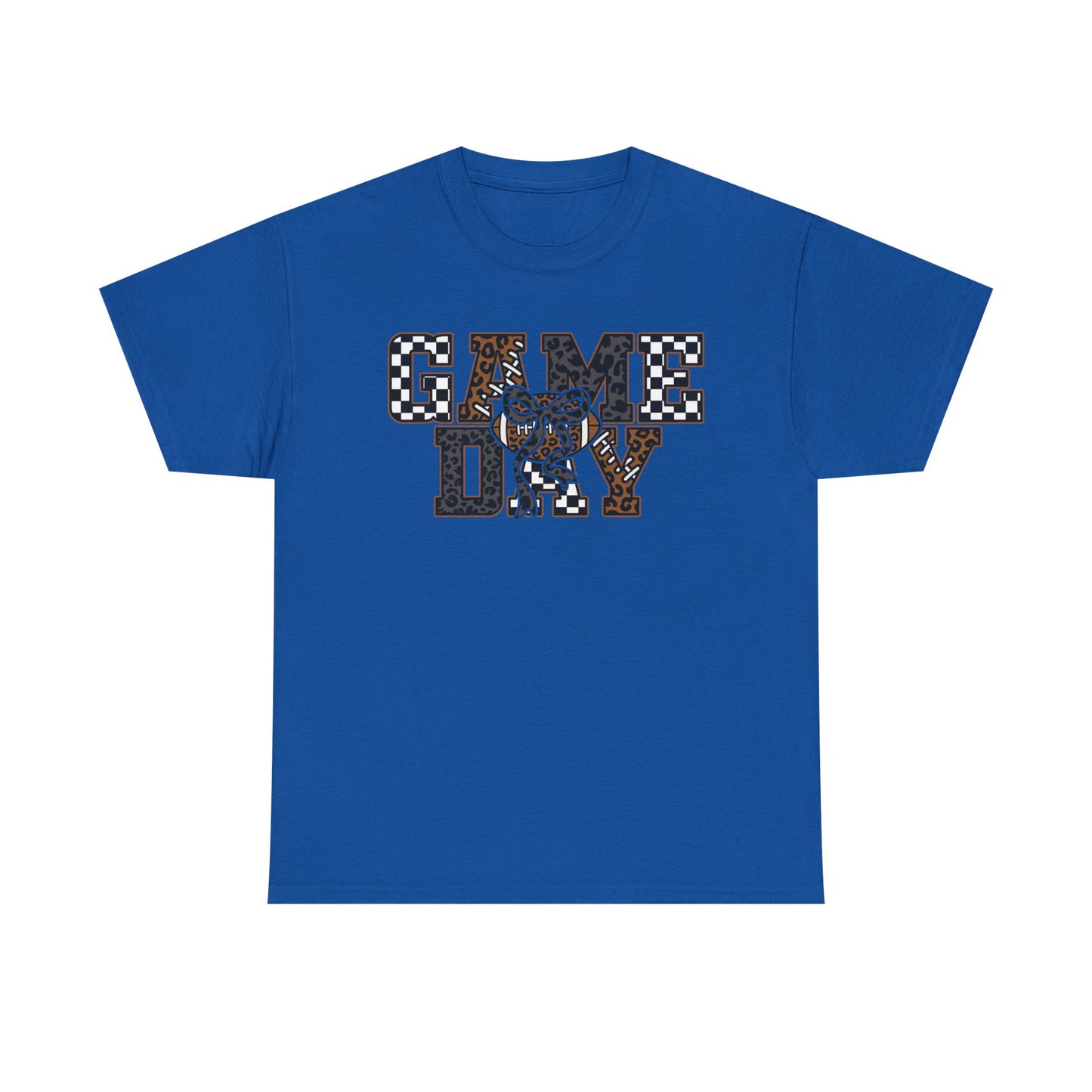 Game Day Leopard Football T-Shirt